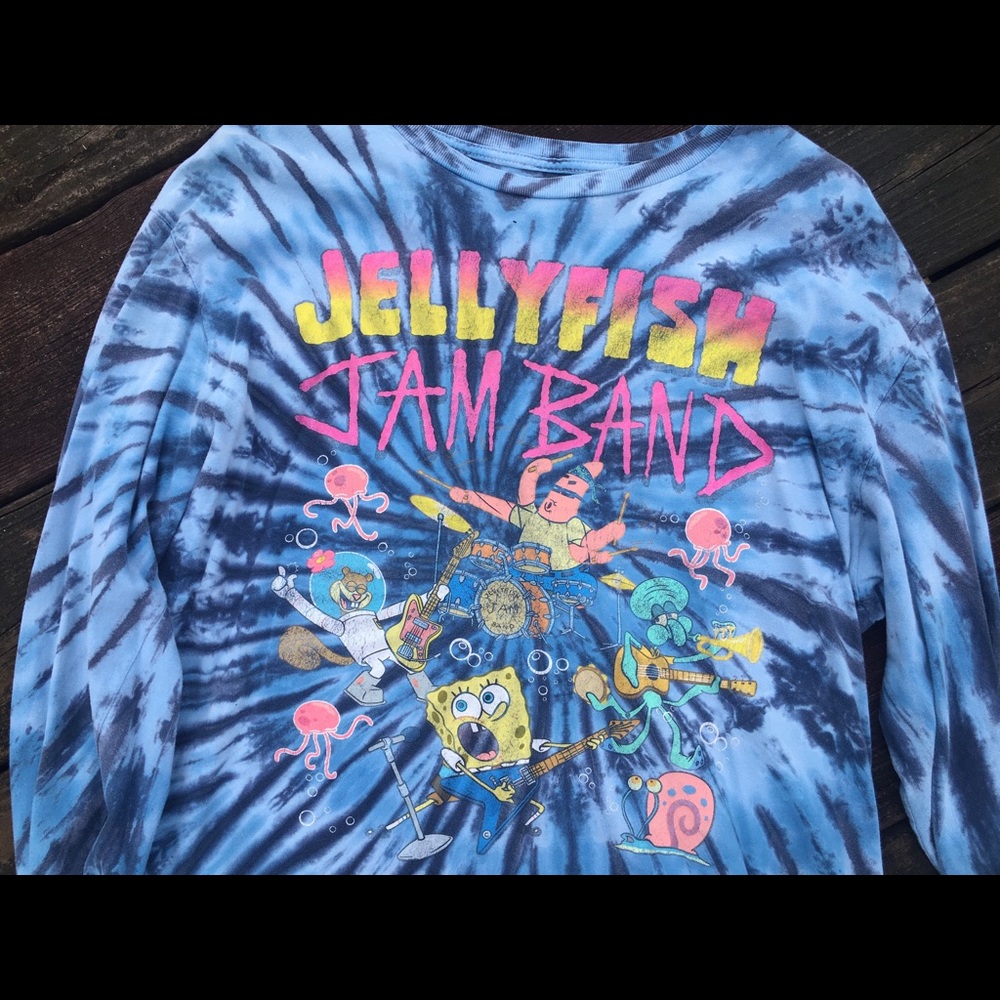 Jelly Fish Jam band shirt Spongebob